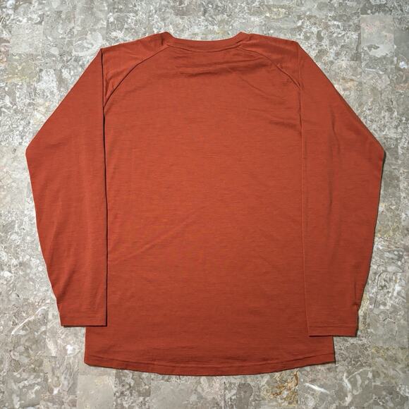 Cima Coppi Merino Wool Base Layer Mens XL Burnt Orange Long Sleeve Cycle Spain - Picture 9 of 10